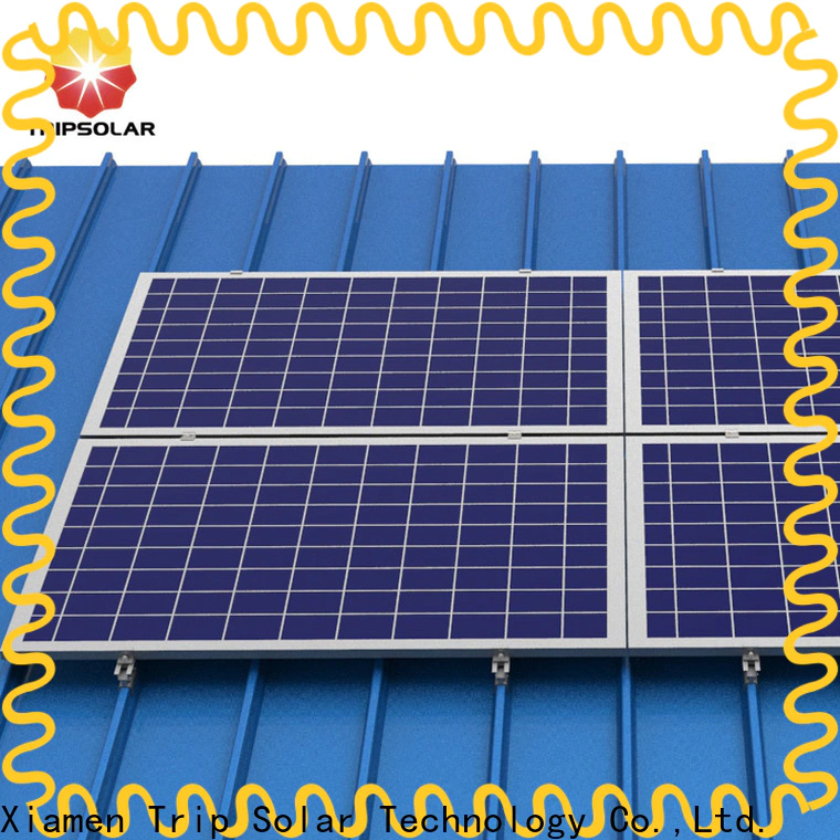 TripSolar Top solar panel flat roof mounting frame factory